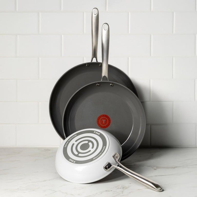 T-fal Ceramic Non-Stick Frypan Set, 3-piece