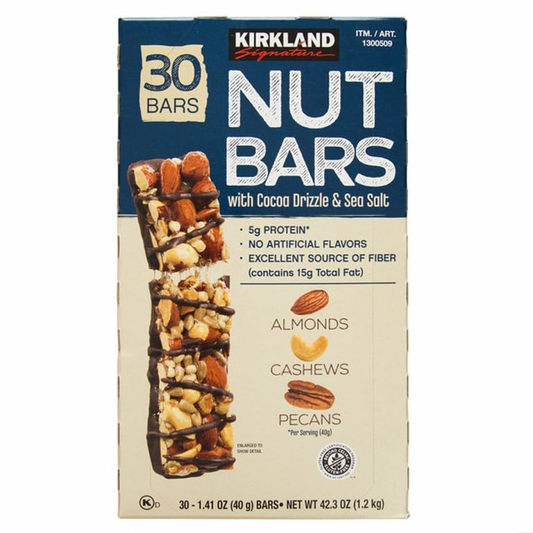 Kirkland Signature Nut Bars, 1.41 oz, 30 count
