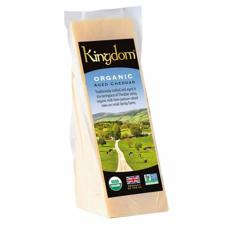 Kingdom Organic Cheddar Cheese