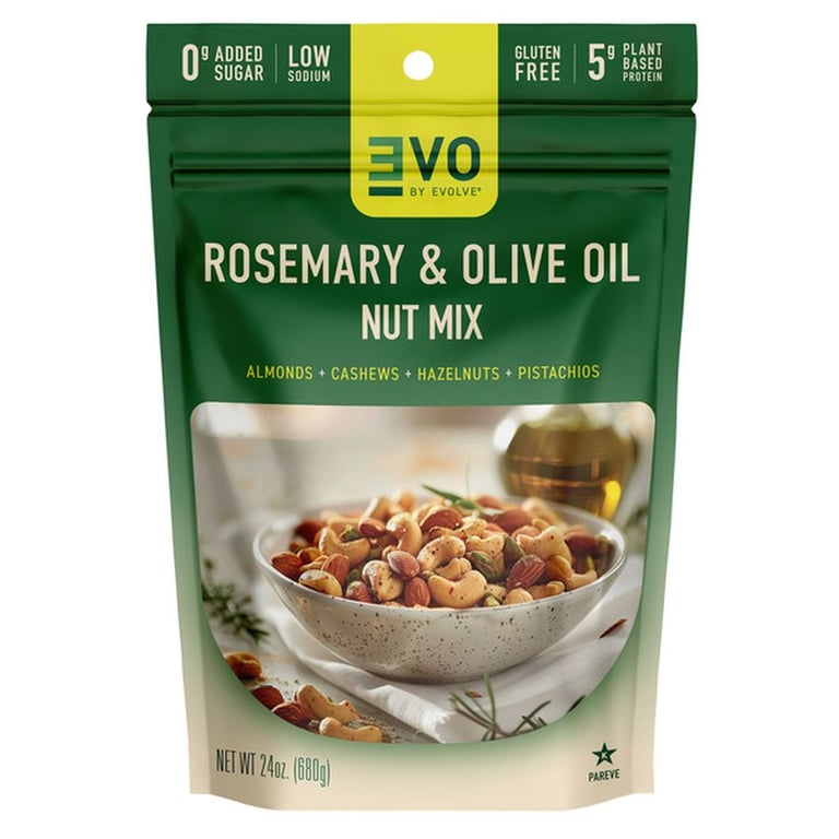 EVO Rosemary & Olive Oil Nut Mix, 24 oz