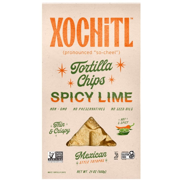 Xochitl Spicy Lime Tortilla Chips, 24 oz
