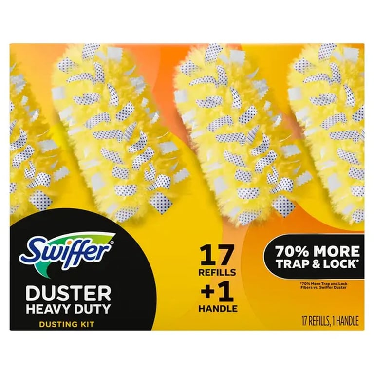 Swiffer Heavy Duty Dusters, 1 Handle + 17ct Refills