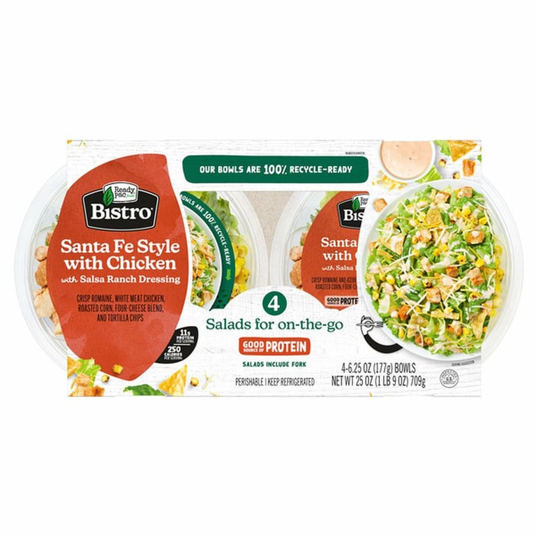 Ready Pac Bistro Santa Fe Style Salads, 6.25 oz, 4-count