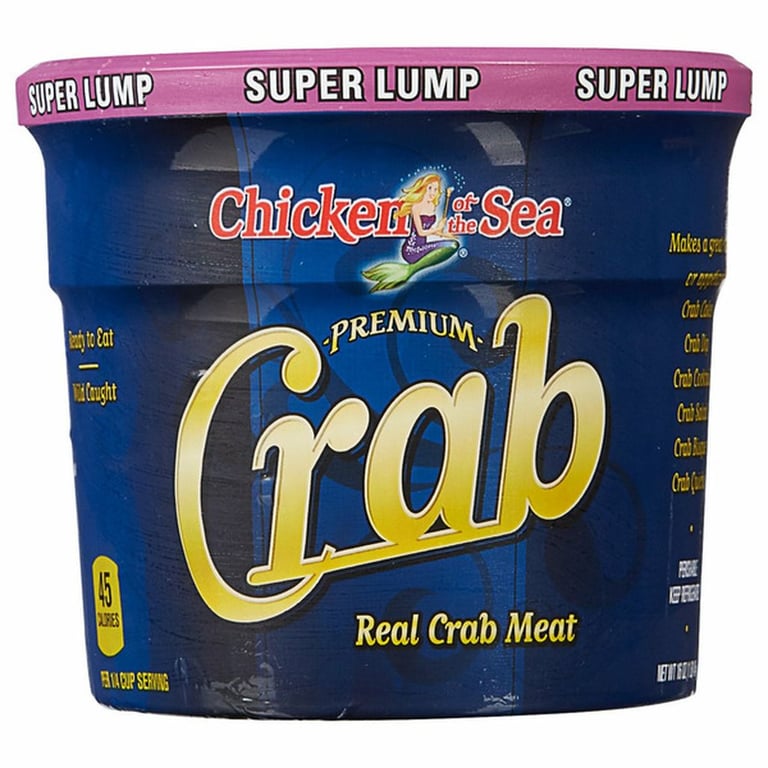 Chicken Of The Sea Premium Crab, Super Lump, 16 oz