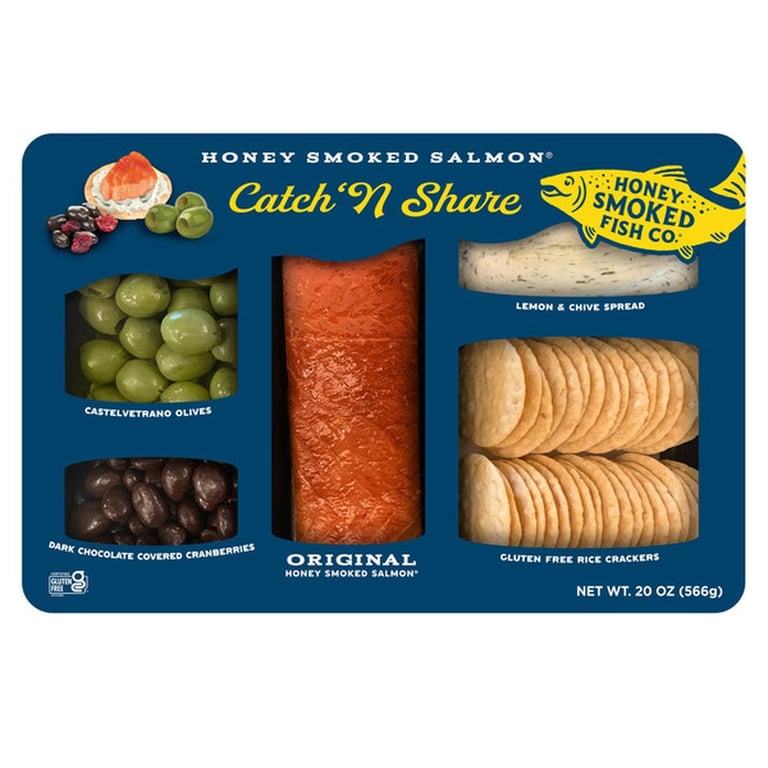 Honey Smoked Fish Catch n' Share Charcuterie, 20 oz