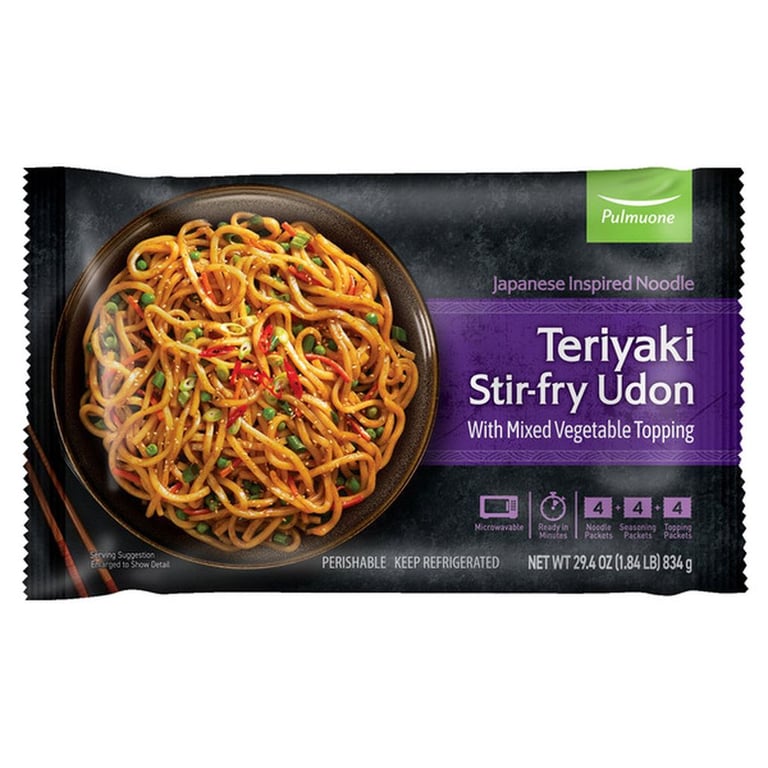 Pulmuone Teriyaki Stir-Fry Udon, 29.4 oz