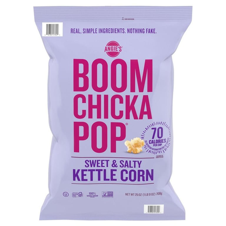 Angie's BoomChickaPop, Sweet & Salty Kettle Corn, 25 oz