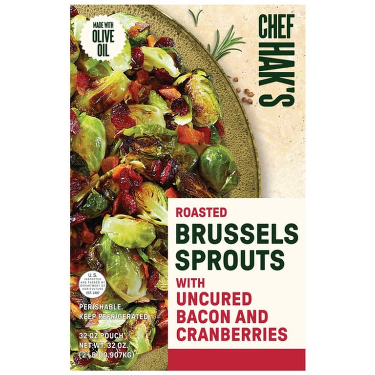Hak's Roasted Brussels Sprouts with Bacon, 32 oz