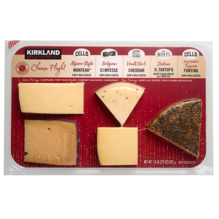 Kirkland Signature Cheese Flight, Variety Pack, 1.8 lbs
