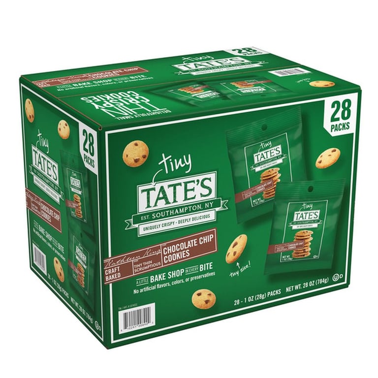 Tates Bake Shop Tiny Chocolate Chip Cookies, 28-count