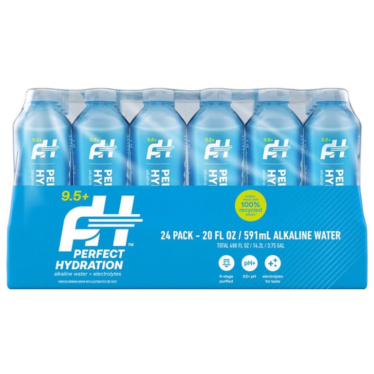 Perfect Hydration 9.5+ Alkaline Water, 20 fl oz, 24-count