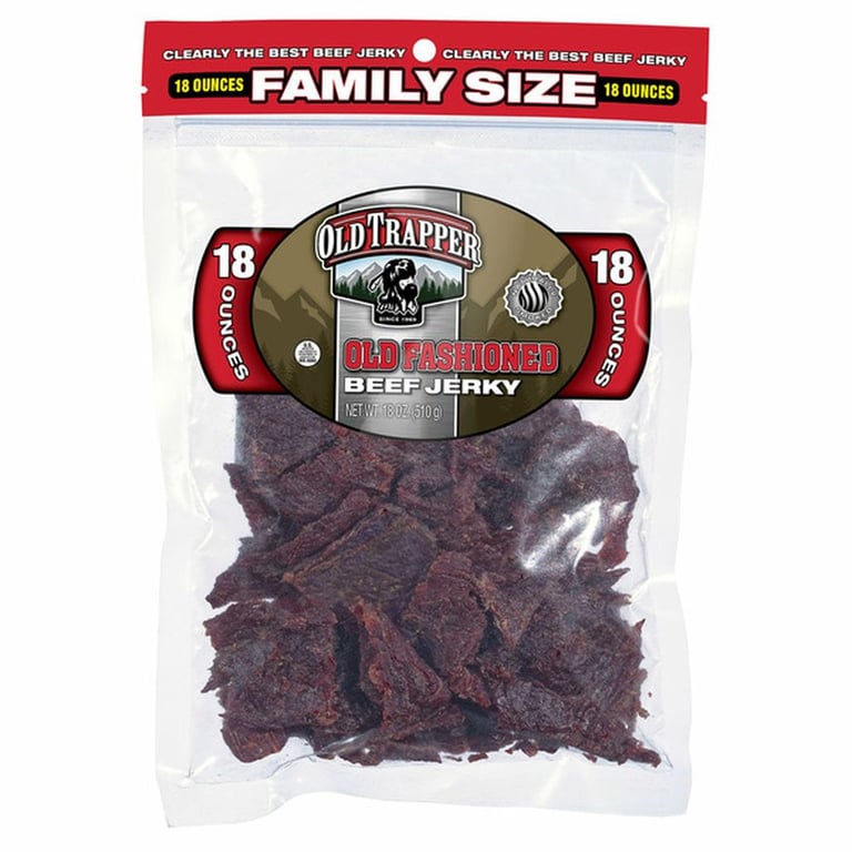 Old Trapper Old Fashioned Beef Jerky, 18 oz