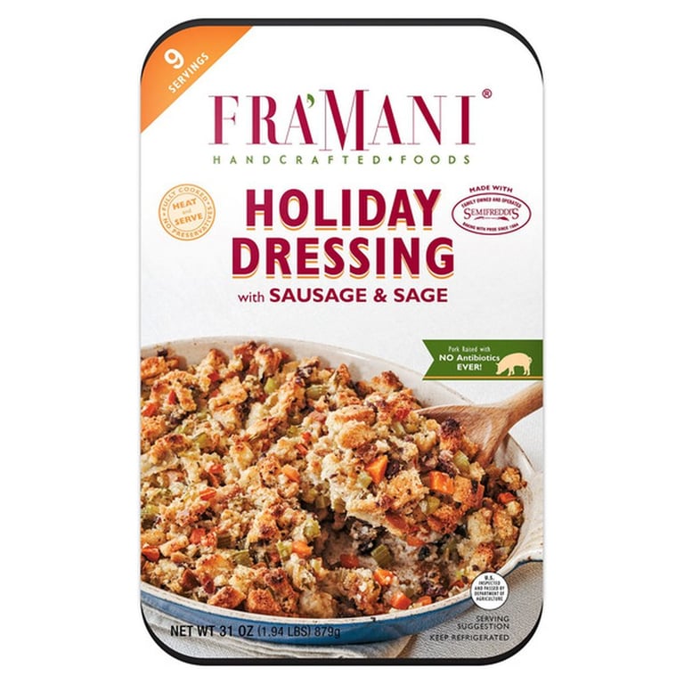 Fra' Mani Holiday Dressing with Sausage & Sage, 31 oz